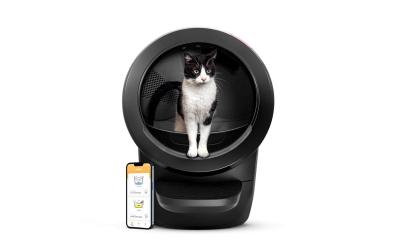 Litter Robot 4 mit Stufe Schwarz