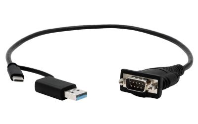 Exsys USB 2.0 mit C+A Stecker zu 1S Seriell