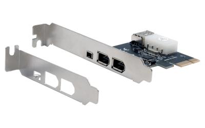 Exsys PCIe FireWire 1394a Karte, 3+1 Ports