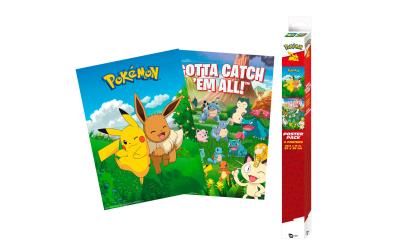 POKEMON - Set 2 Posters Chibi 52x38