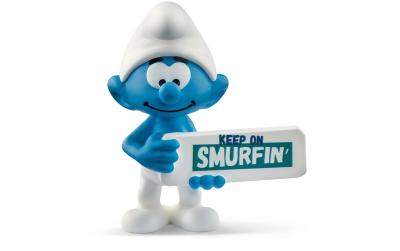 Schlumpf Smurfin Schild