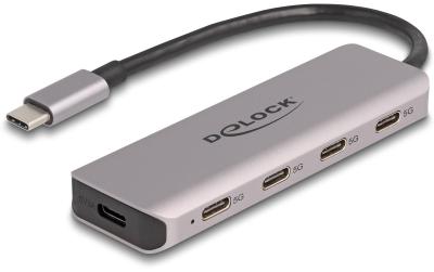 Delock USB 5 Gbps 4 Port USB Type-C