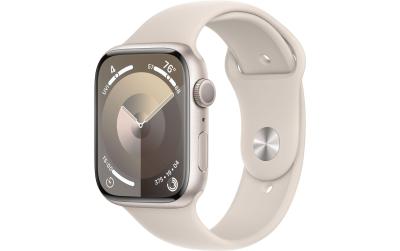 Apple Watch S9 GPS 45 Starlight Alu M