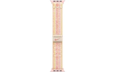 Apple 45mm Nike Sport Loop, Starlight/Pink