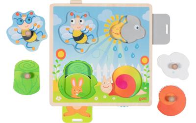 Hintergrundbildpuzzle Im Garten 4 Teile
