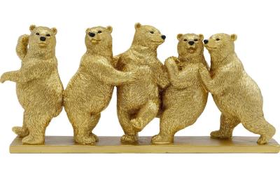 Kare Dekofigur Tipsy Dancing Bears
