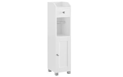Vasagle Schrank schmal mit Toilettenpapierh