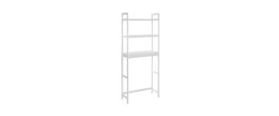 Songmics Badezimmerregal Weiss, 3 Ablagen