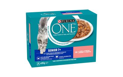 Purina One Nassfutter Senior 7+ Lachs