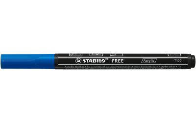 STABILO FREE Acrylic T100 dunkelblau