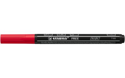 STABILO FREE Acrylic T100 karmin