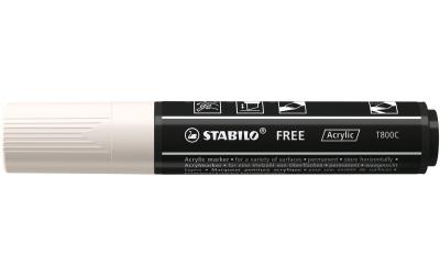 STABILO FREE Acrylic T800C weiss