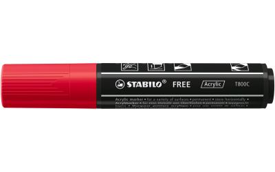 STABILO FREE Acrylic T800C karmin