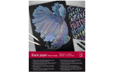 TOMBOW Zeichenblock Black Paper A5