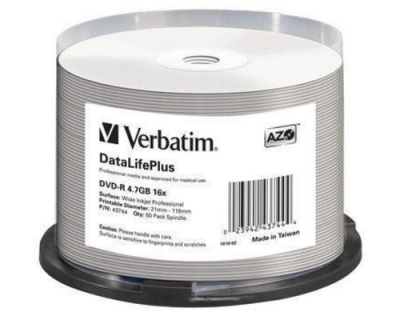 Verbatim DVD-R Medien 4.7GB,16x,50er Spind