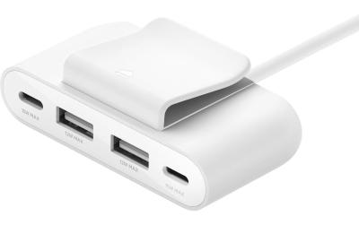 Belkin 4-Port USB Charge White