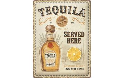 Nostalgic Art Schild Tequila Served Here