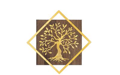 Wallxpert Wanddeko Tree Gold