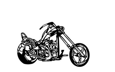 Wallxpert Wanddeko Motorrad