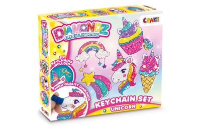 Diamondz Painting Key Chain Set Unicorn