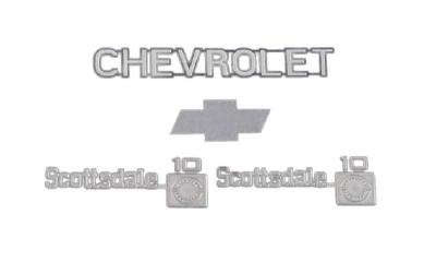 RC4WD Chevrolet K10 Metal Emblem Set