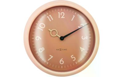 NeXtime Wanduhr Golden Hour Peach