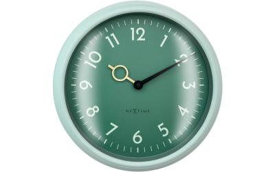 NeXtime Wanduhr Golden Hour Teal