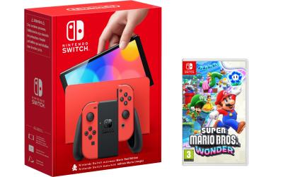 Nintendo Switch Mario Ed. mit Mario Wonders