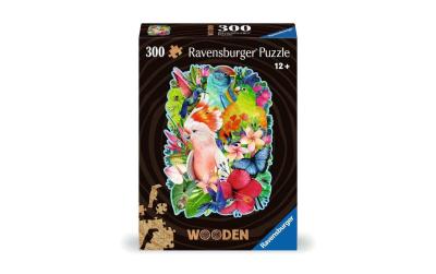 Holzpuzzle Exotische Vögel