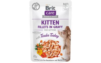 Brit Care Cat Fillets Sauce Kitten 85g