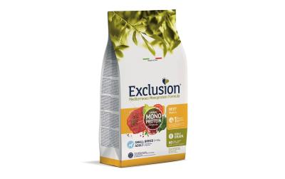 Exclusion Dog Adult Small Beef 2kg