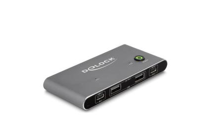 Delock USB-C KVM Switch zu HDMI