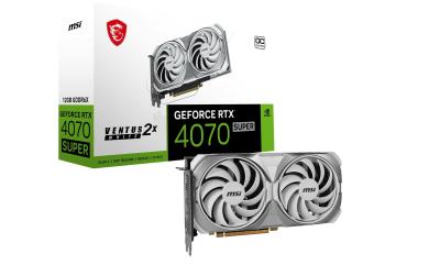 MSI RTX4070 Super Ventus 2X White OC 12GB