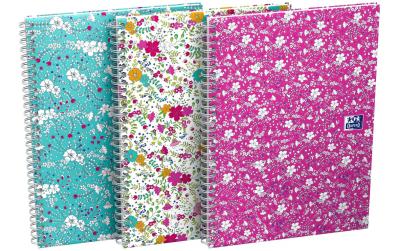 Oxford GO Floral Spiralbuch A5