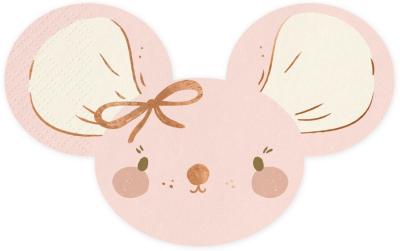 Partydeco Servietten Maus