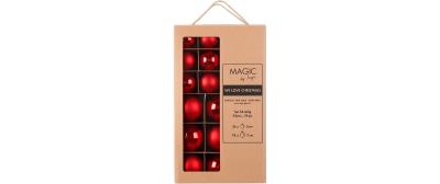 Inge Weihnachtskugeln Merry Red, 54 Stück