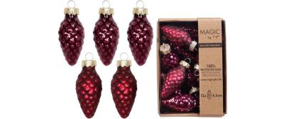 Inge Weihnachtskugel Smooth Port Zapfen