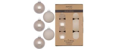 Inge Weihnachtskugel Fine Alabaster, 6 Stk