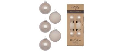 Inge Weihnachtskugel Fine Alabaster, 20 Stk