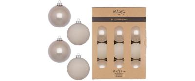 Inge Weihnachtskugel Fine Alabaster, 12 Stk