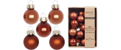 Inge Weihnachtskugel Warm Terracotta, 25Stk