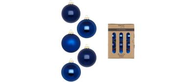 Inge Weihnachtskugel Royal Blue, 24 Stück