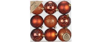 Inge Weihnachtskugel Roasted Almond, 9Stk