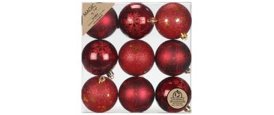 Inge Weihnachtskugel Morello Cherry, 9 Stk