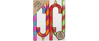 Inge Weihnachtskugel MilleFioriZuckerstange