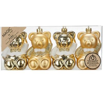 Inge Weihnachtskugel Royal Gold Teddybär