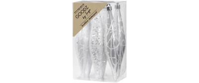 Inge Weihnachtskugel Weiss-Mix Olive