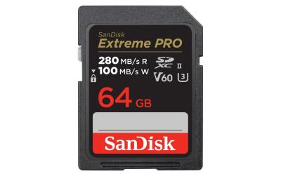 SanDisk SDXC Card Extreme PRO UHS-II 64GB