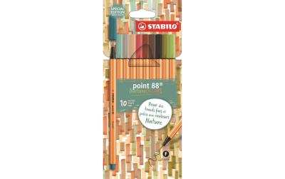 Stabilo point 88 10 Etui NatureColors