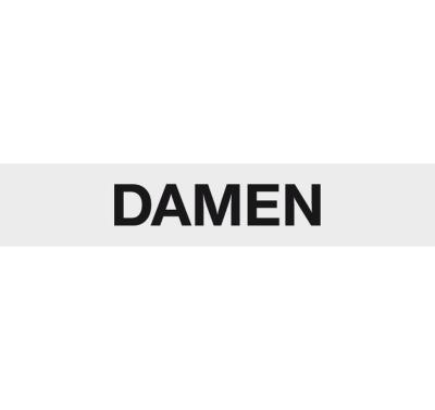 Schild DAMEN 210x40 mm